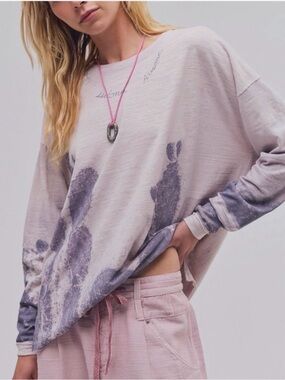 Free People We the Free Kai Long Sleeve. NWT. Palm combo